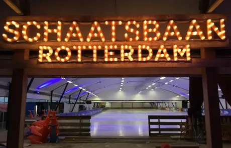 Sfeerverlichting Schaatsbaan Rotterdam