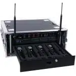 Shure Axient Digital Quad ontvanger rack flightcase Peitsman Rotterdam